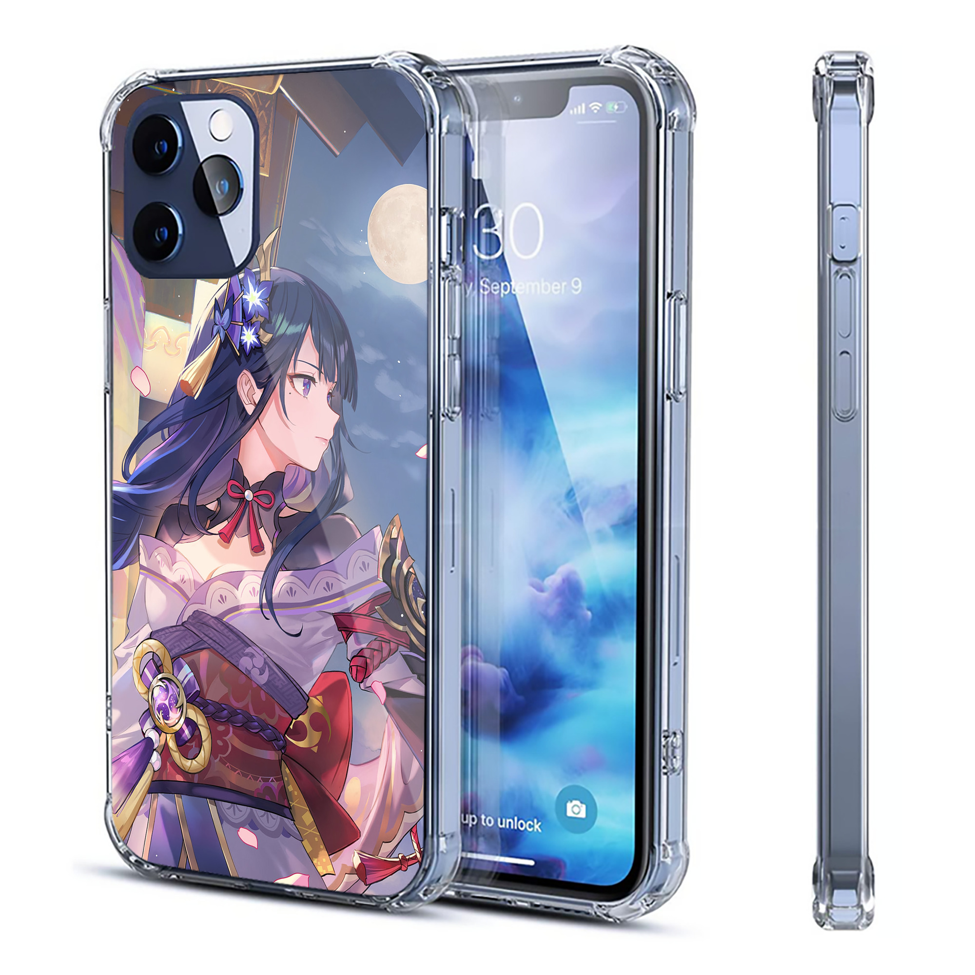 げんし神 genshin 【iPhone 12シリーズ対応】透明スマホケース（クリアソフトケース）